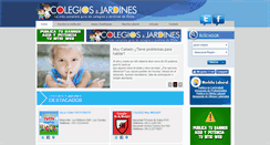 Desktop Screenshot of colegiosyjardines.cl